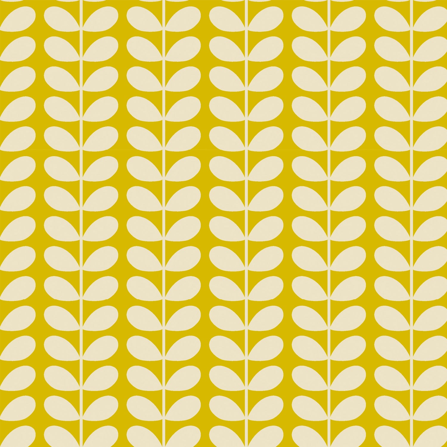 Orla Kiely Tiny Stem Translucent Made to Measure Roller Blind Yellow