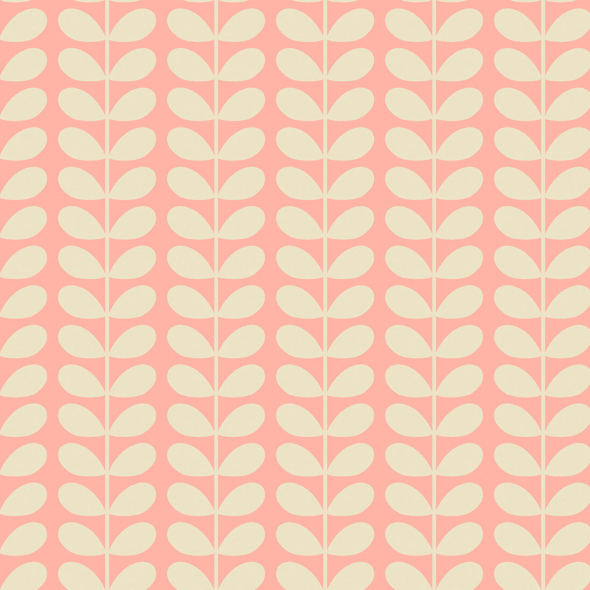 Orla Kiely Tiny Stem Made to Measure Blackout Roller Blind Pink