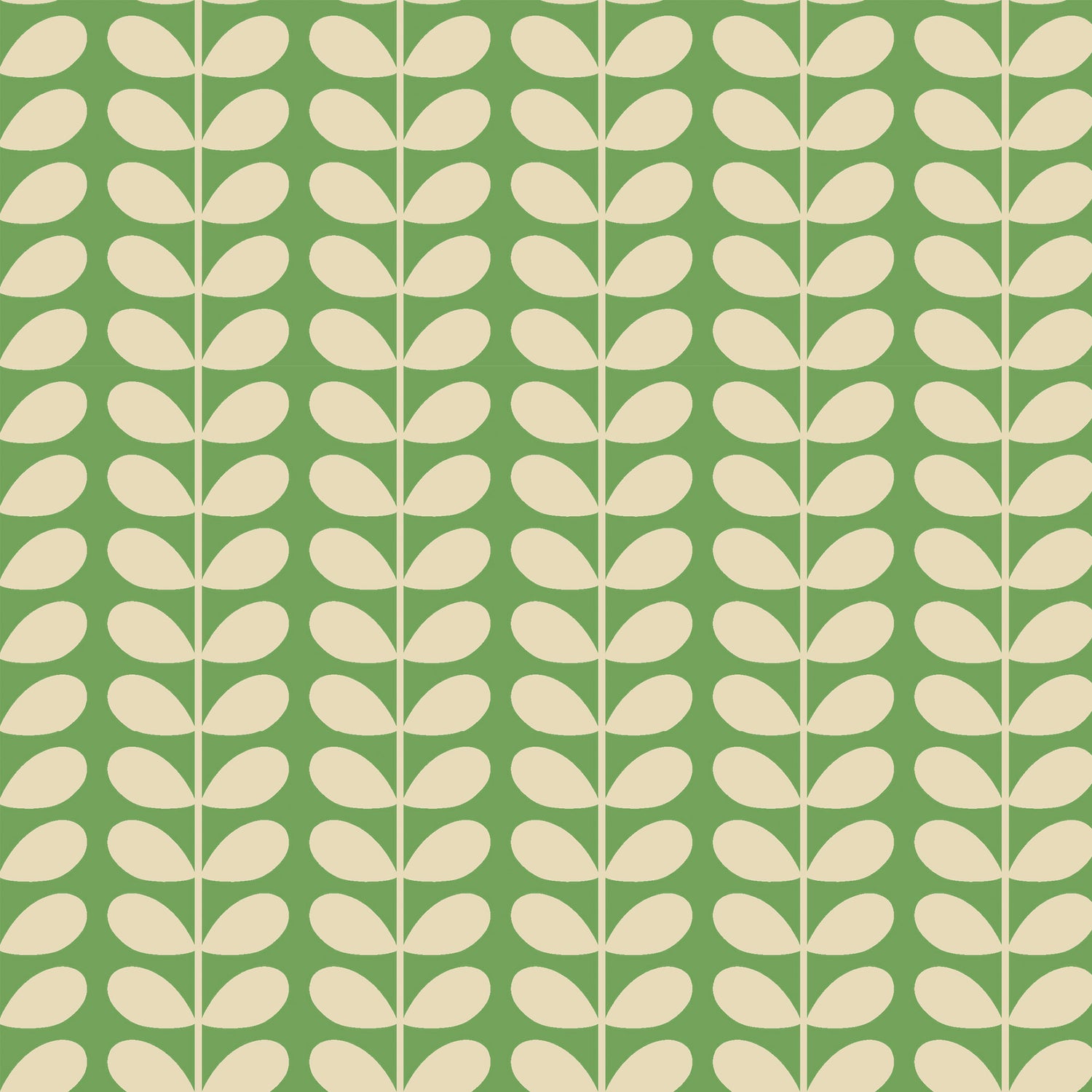 Orla Kiely Jumbo Solid Stem Made to Measure Roman Blind Green