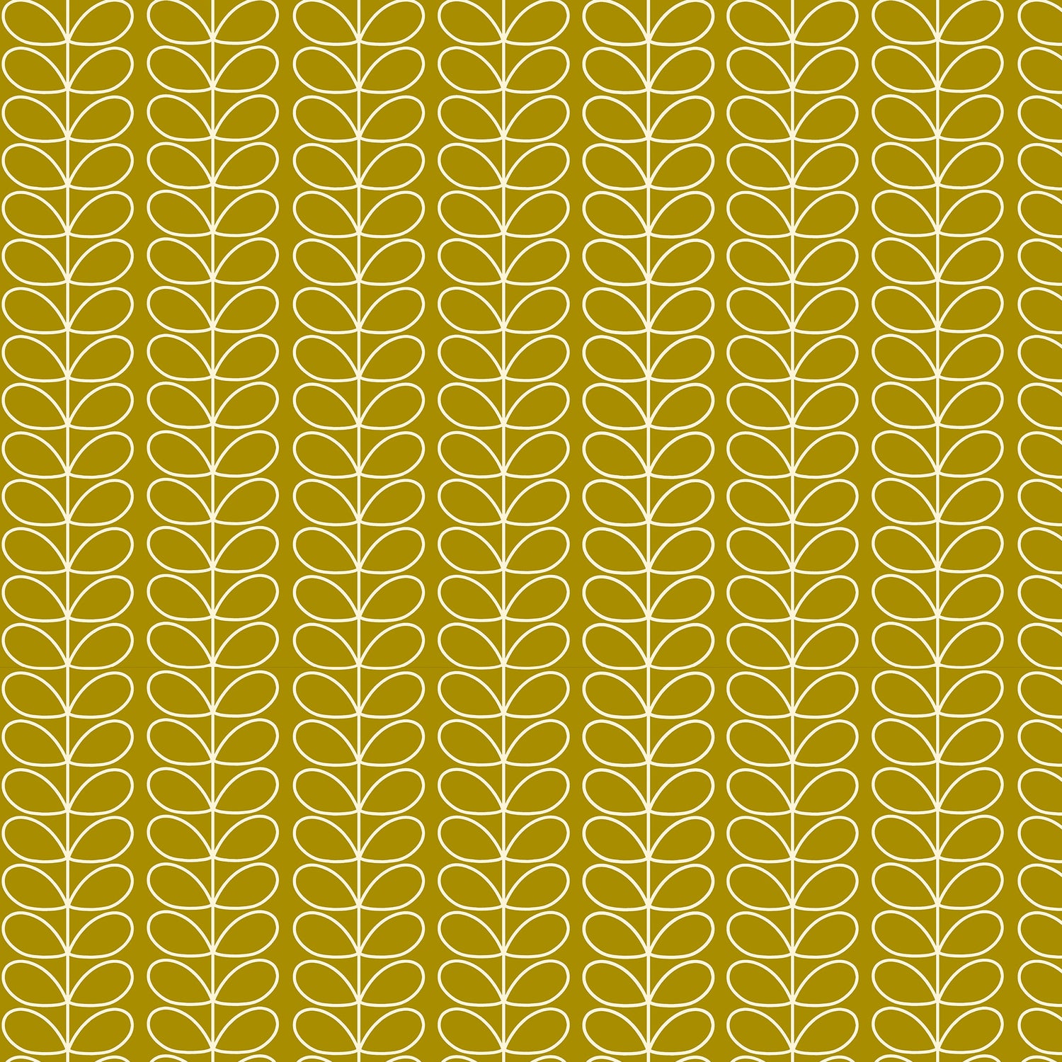 Orla Kiely Linear Stem Translucent Made to Measure Roller Blind Seagrass