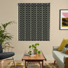 Orla Kiely Linear Stem Made to Measure Blackout Roller Blind Liquorice