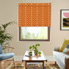 Orla Kiely Linear Stem Made to Measure Blackout Roller Blind Persimmon