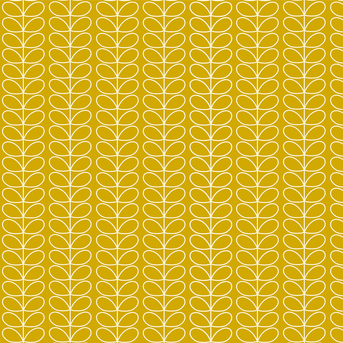 Orla Kiely Linear Stem Translucent Made to Measure Roller Blind Sunflower