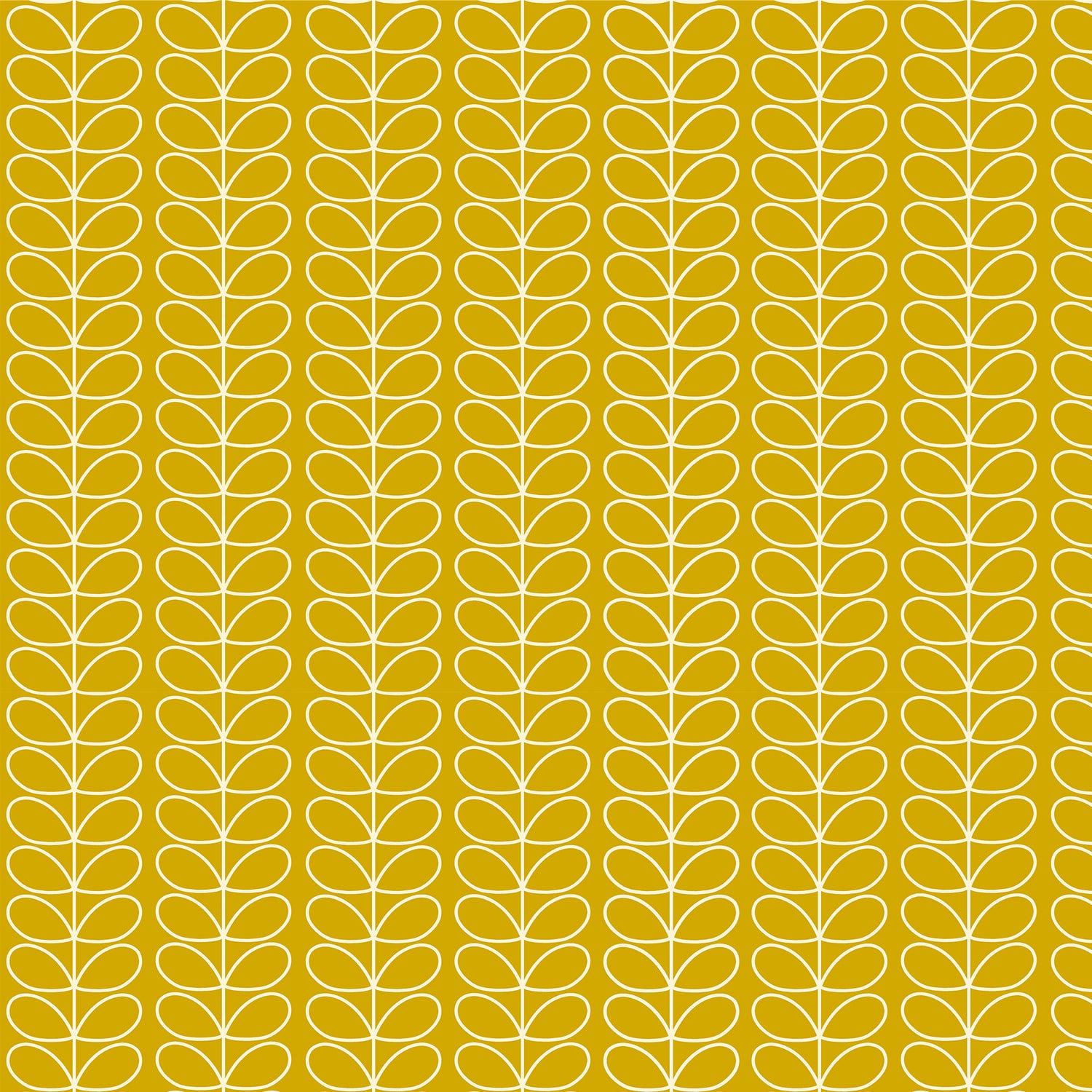 Orla Kiely Linear Stem Made to Measure Blackout Roller Blind Sunflower