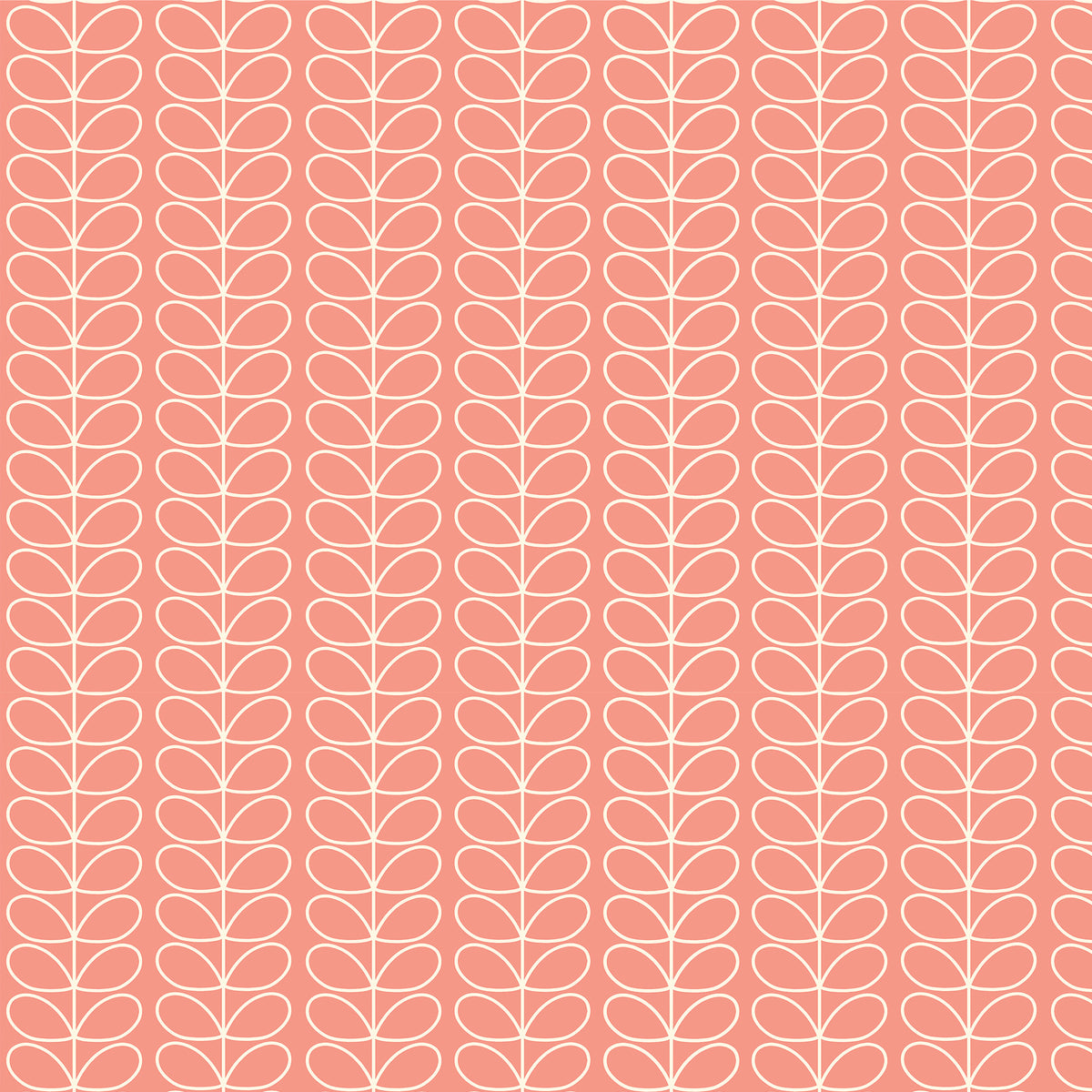 Orla Kiely Linear Stem Translucent Made to Measure Roller Blind Bubblegum