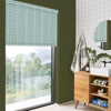 Orla Kiely Linear Stem Made to Measure Blackout Roller Blind Aqua