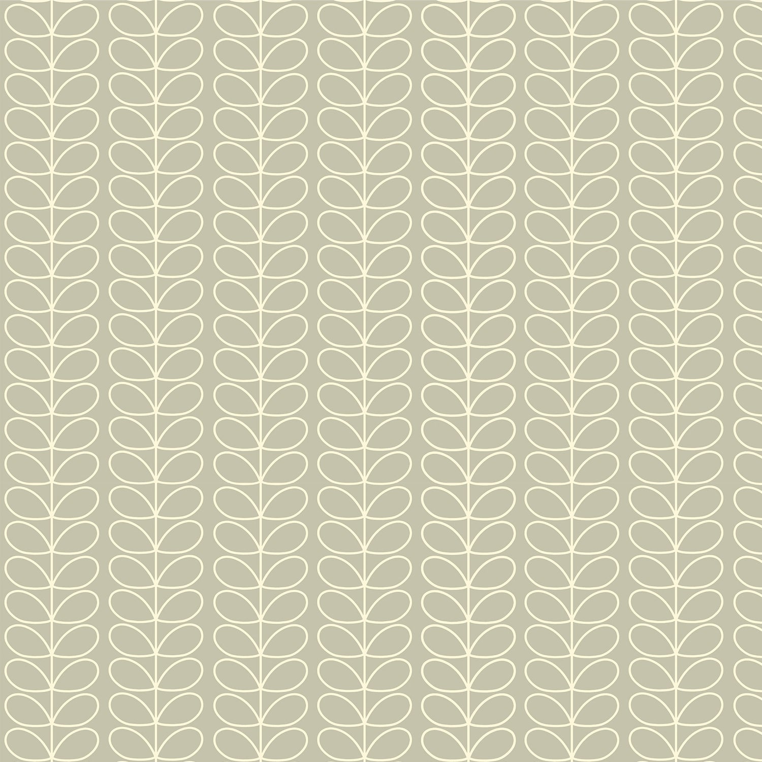 Orla Kiely Linear Stem Translucent Made to Measure Roller Blind Pebble