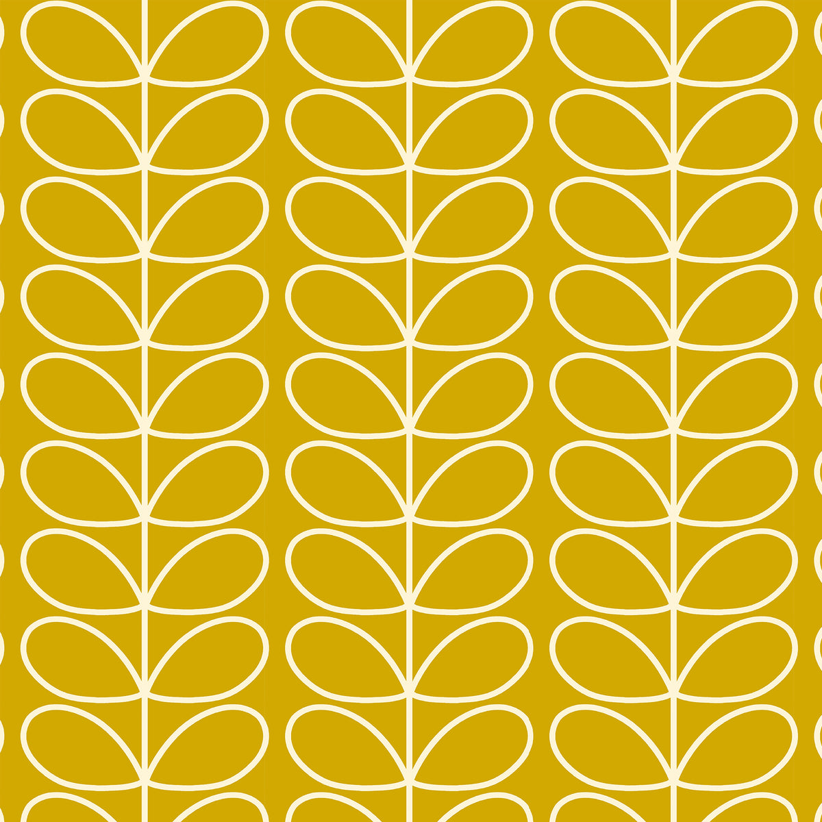 Orla Kiely Jumbo Linear Stem Translucent Made to Measure Roller Blind Sunflower