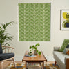 Orla Kiely Jumbo Linear Stem Made to Measure Blackout Roller Blind Chalky Green
