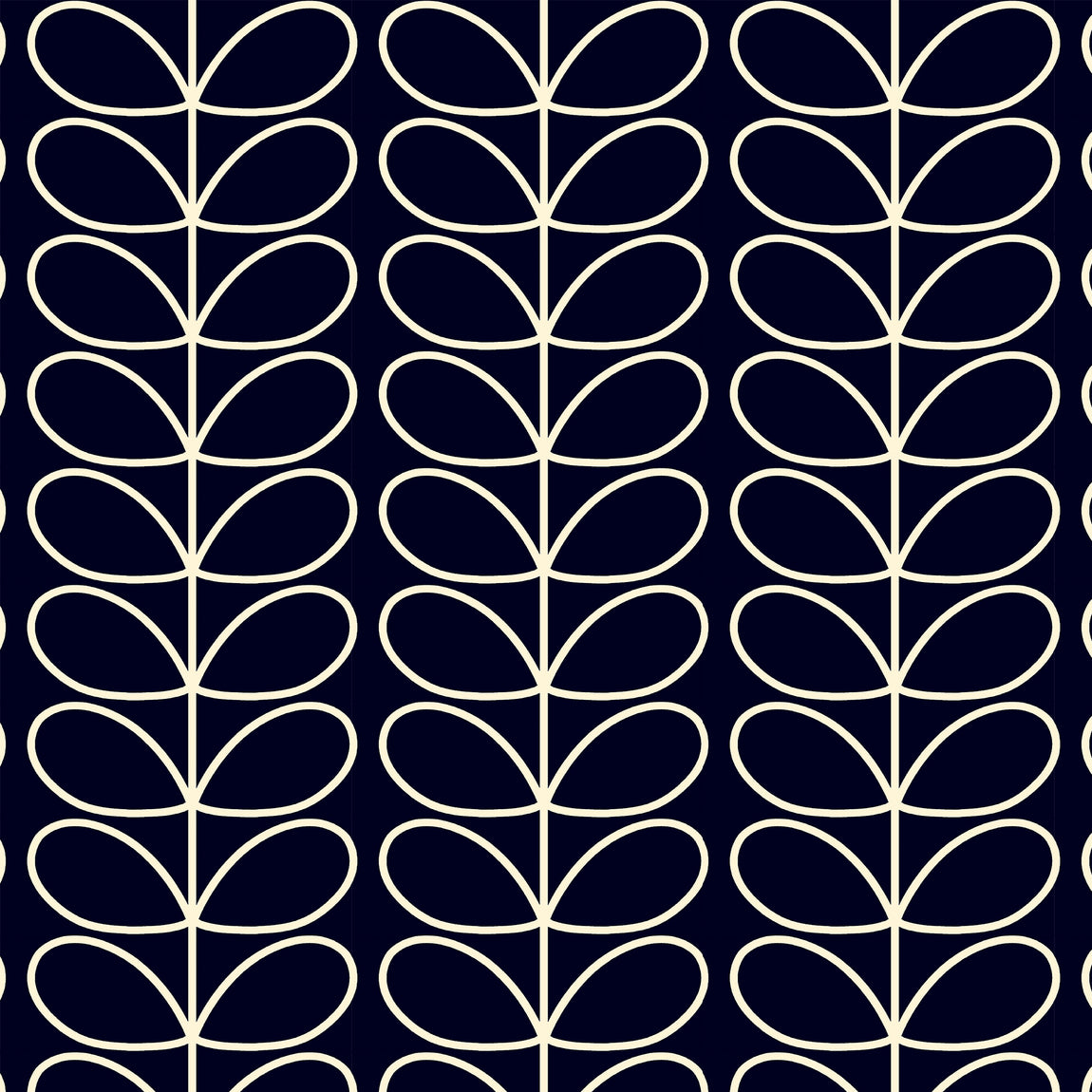 Orla Kiely Jumbo Linear Stem Made to Measure Blackout Roller Blind Whale