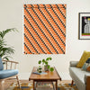 Orla Kiely Dog Show Made to Measure Blackout Roller Blind Persimmon