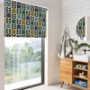 Orla Kiely Spot Flower Stem Translucent Made to Measure Roller Blind Blue Green