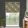 Orla Kiely Spot Flower Stem Translucent Made to Measure Roller Blind Yellow Grey