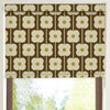 Orla Kiely Abacus Flower Blackout Made To Measure Roller Blind Conker