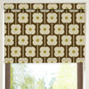 Orla Kiely Abacus Flower Translucent Made To Measure Roller Blind Conker