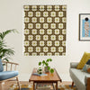 Orla Kiely Abacus Flower Translucent Made To Measure Roller Blind Conker