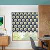 Orla Kiely Abacus Flower Blackout Made To Measure Roller Blind Navy