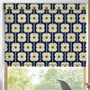 Orla Kiely Abacus Flower Translucent Made To Measure Roller Blind Navy