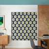 Orla Kiely Abacus Flower Translucent Made To Measure Roller Blind Navy