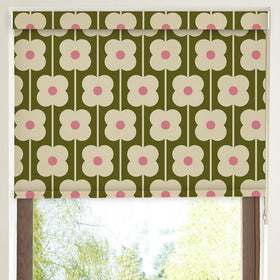Orla Kiely Abacus Flower Translucent Made To Measure Roller Blind Seagrass