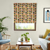 Orla Kiely Multi Stem Translucent Made To Measure Roller Blind Auburn Orange
