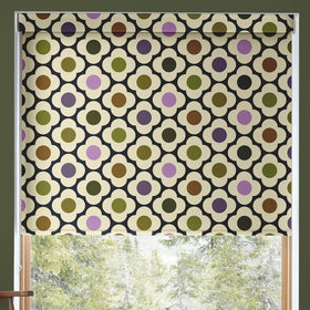 Orla Kiely Spot Flower Blackout Made To Measure Roller Blind Multi Mauve