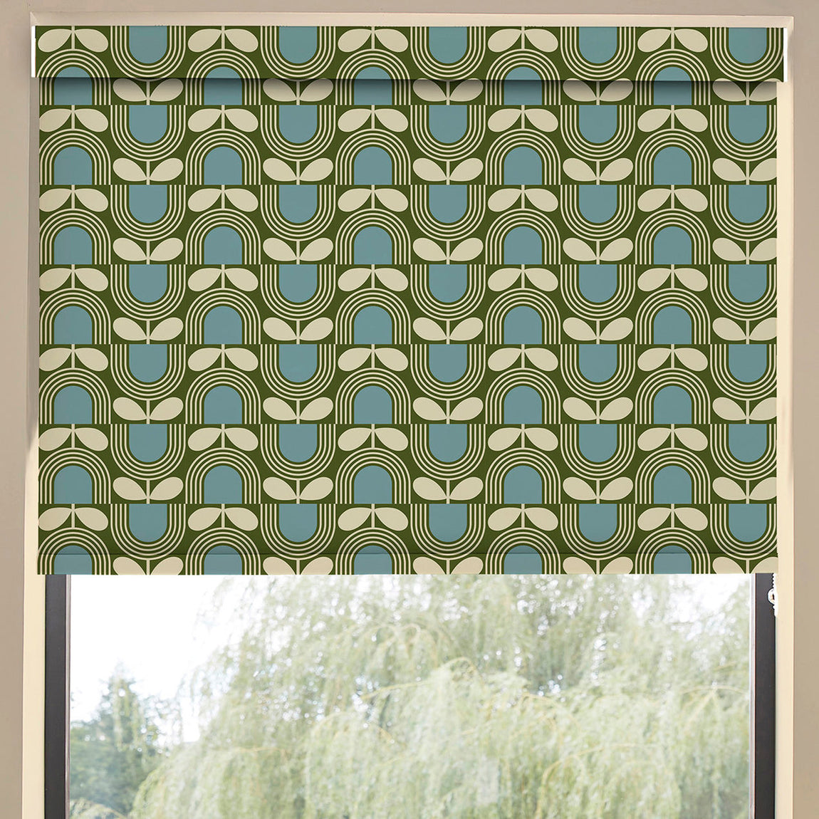 Orla Kiely Striped Tulip Translucent Made To Measure Roller Blind Bancha