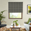Orla Kiely Textured Flower Blackout Made To Measure Roller Blind Charcoal