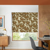 Orla Kiely Wildflower Blackout Made To Measure Roller Blind Coffee