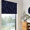 Orla Kiely Wildflower Blackout Made To Measure Roller Blind Indigo