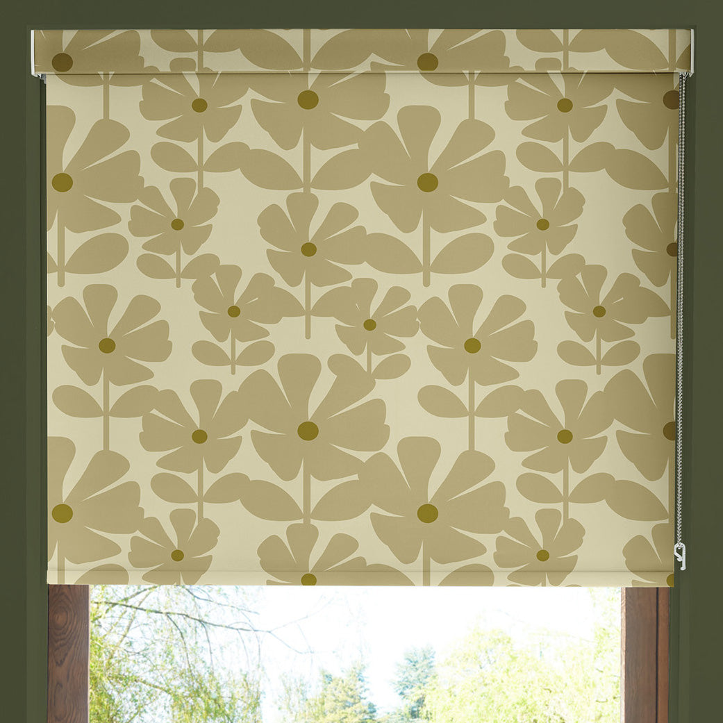 Orla Kiely Wildflower Translucent Made To Measure Roller Blind Vintage Lace