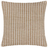 Yard Organik Stripe Woven 45cm x 45cm Filled Cushion Natural
