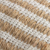 Yard Organik Stripe Woven 45cm x 45cm Filled Cushion Natural