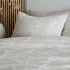 Appletree Otto Textured Geometric Duvet Cover Bedding Set Natural