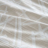 Appletree Otto Textured Geometric Duvet Cover Bedding Set Natural