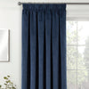 Oxford 66x84 Thermal Blackout Pencil Pleat Door Curtain Navy