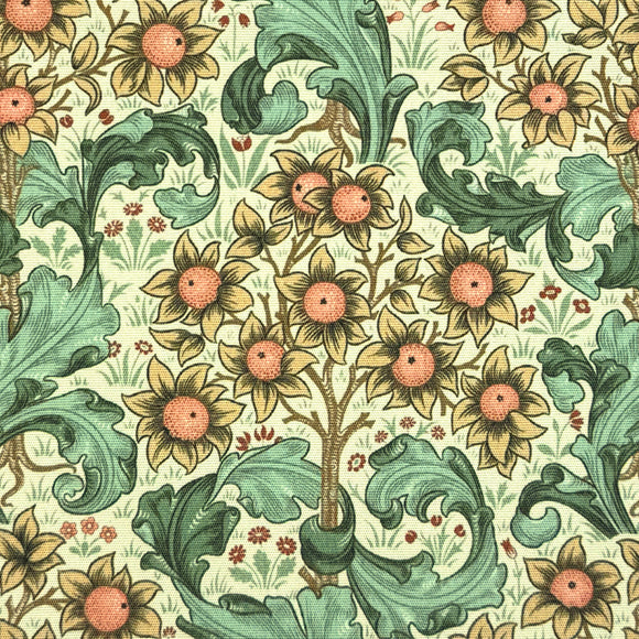 William Morris Orchid Outdoor Fabric Buttercup