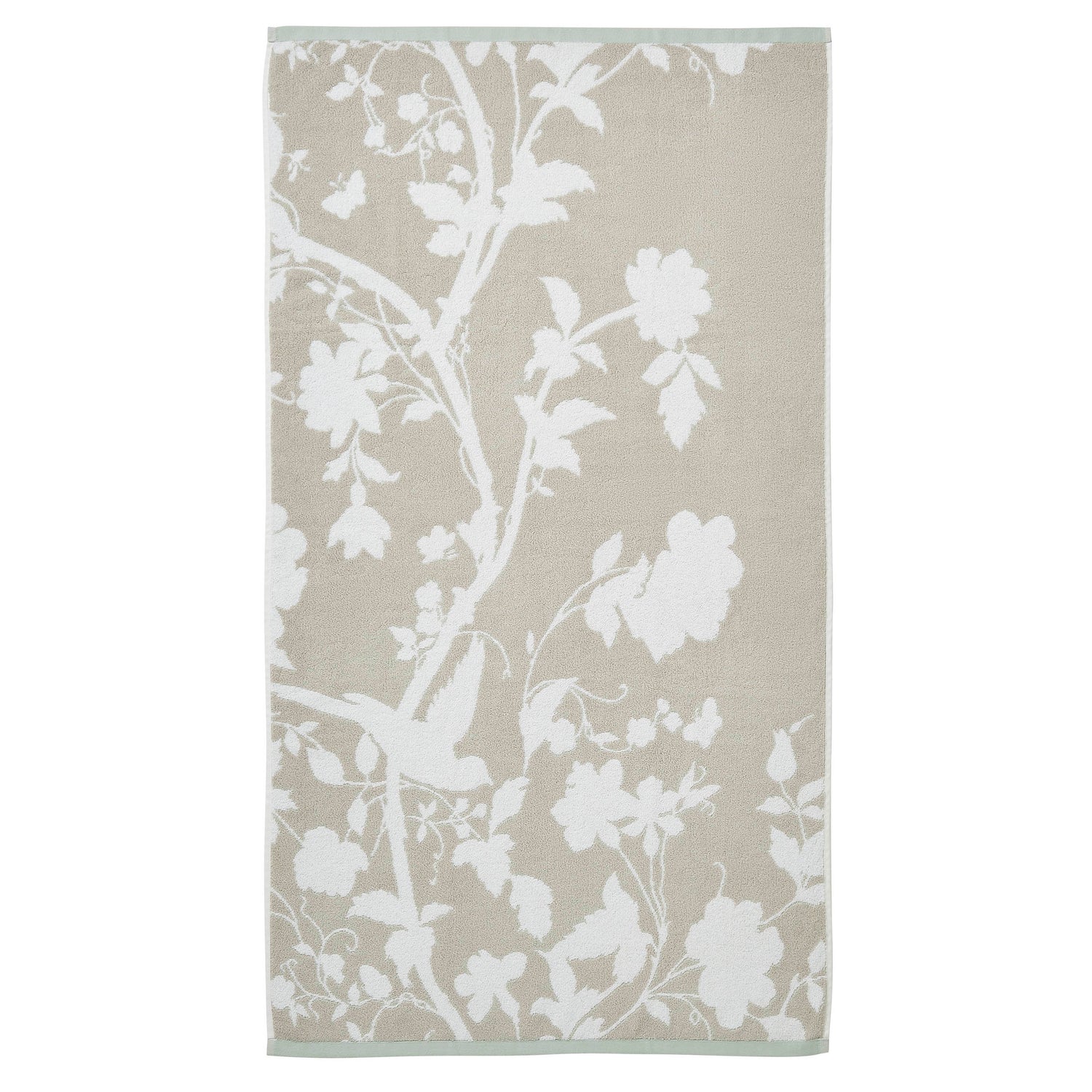 Laura Ashley Oriental Garden Towel Dove Grey