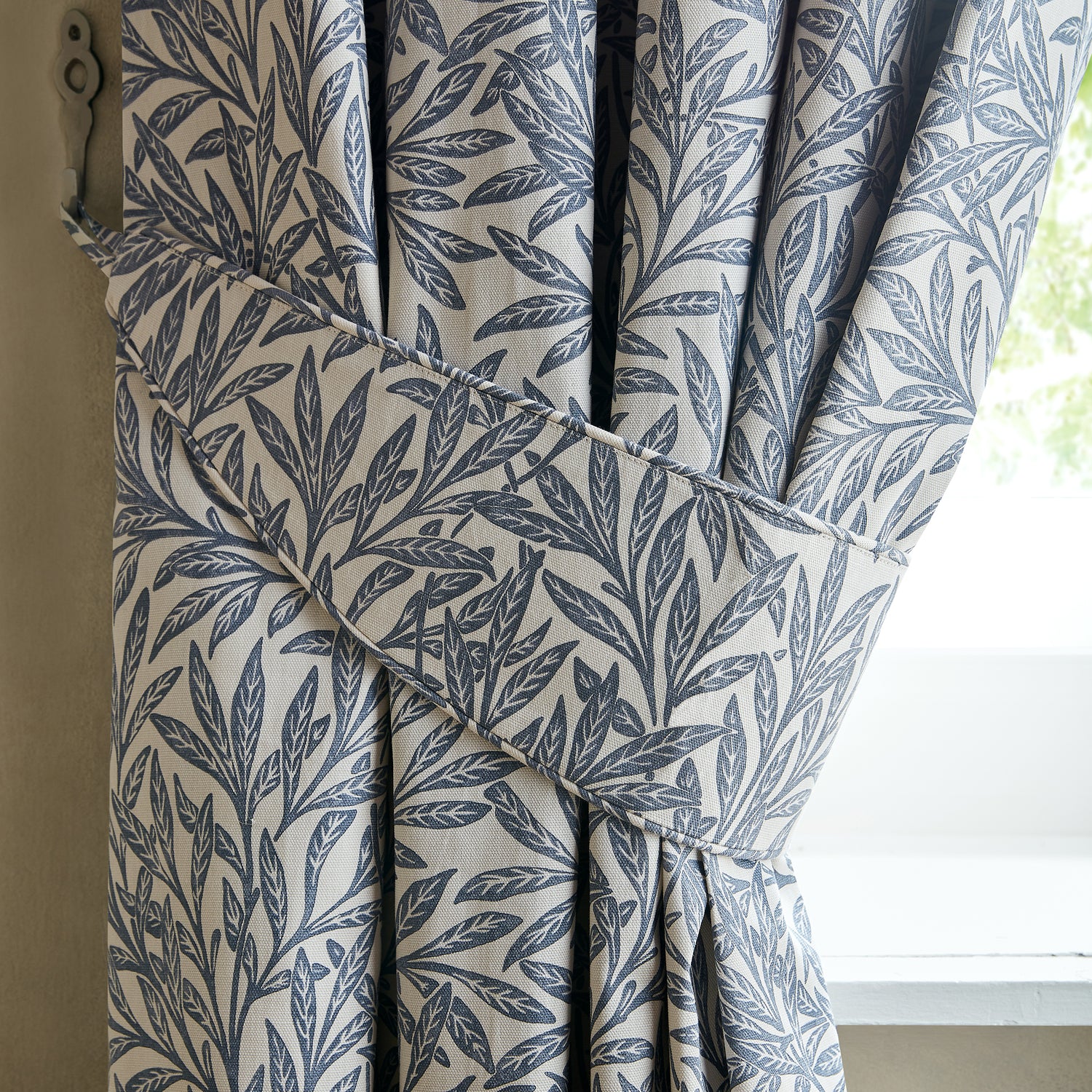 William Morris At Home Original Willow Ready Made Blackout Curtains Indigo