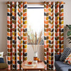 Orla Kiely Multi Stem Ready Made Eyelet Curtains Auburn