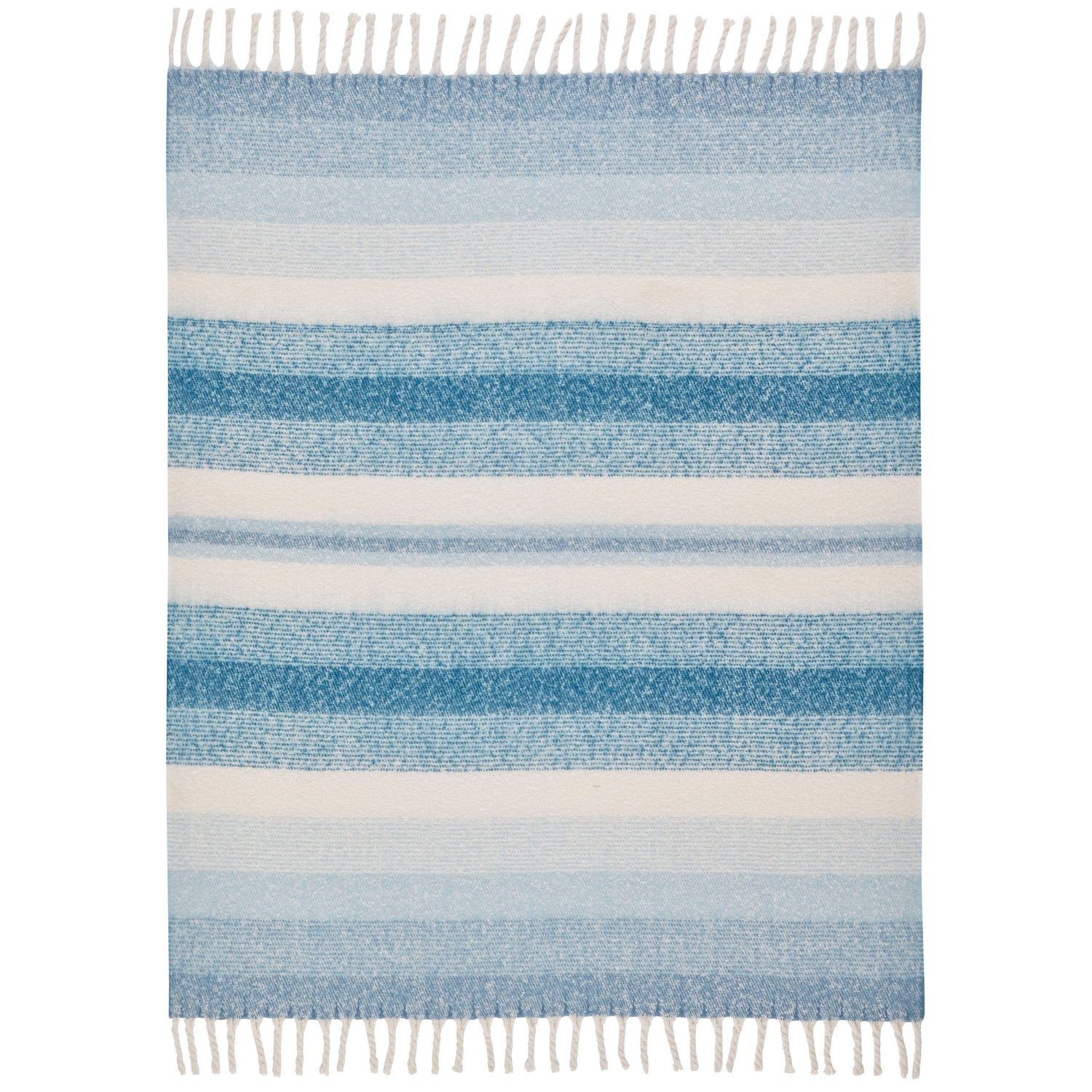 Laura Ashley Ortonby 130cm x 170cm Throw Newport Blue