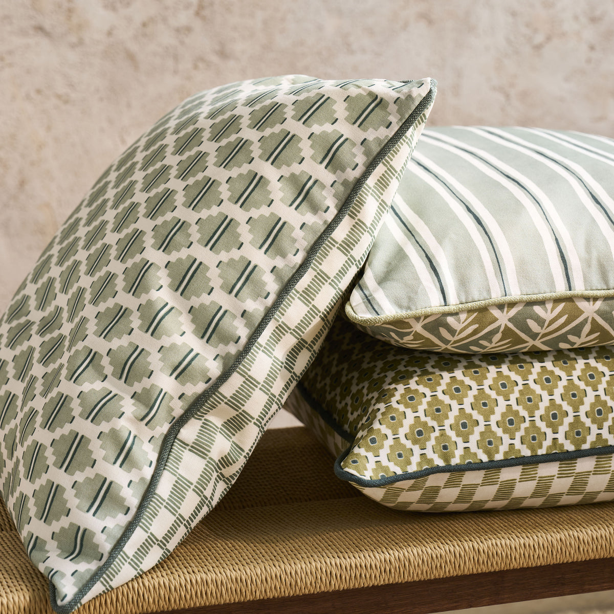 Ashley Wilde Raye Fabric Aloe