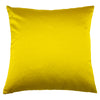 Paoletti Palermo Sateen 45cm x 45cm Filled Cushion Limon Yellow