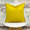 Paoletti Palermo Sateen 45cm x 45cm Filled Cushion Limon Yellow