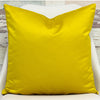 Paoletti Palermo Sateen 45cm x 45cm Filled Cushion Limon Yellow