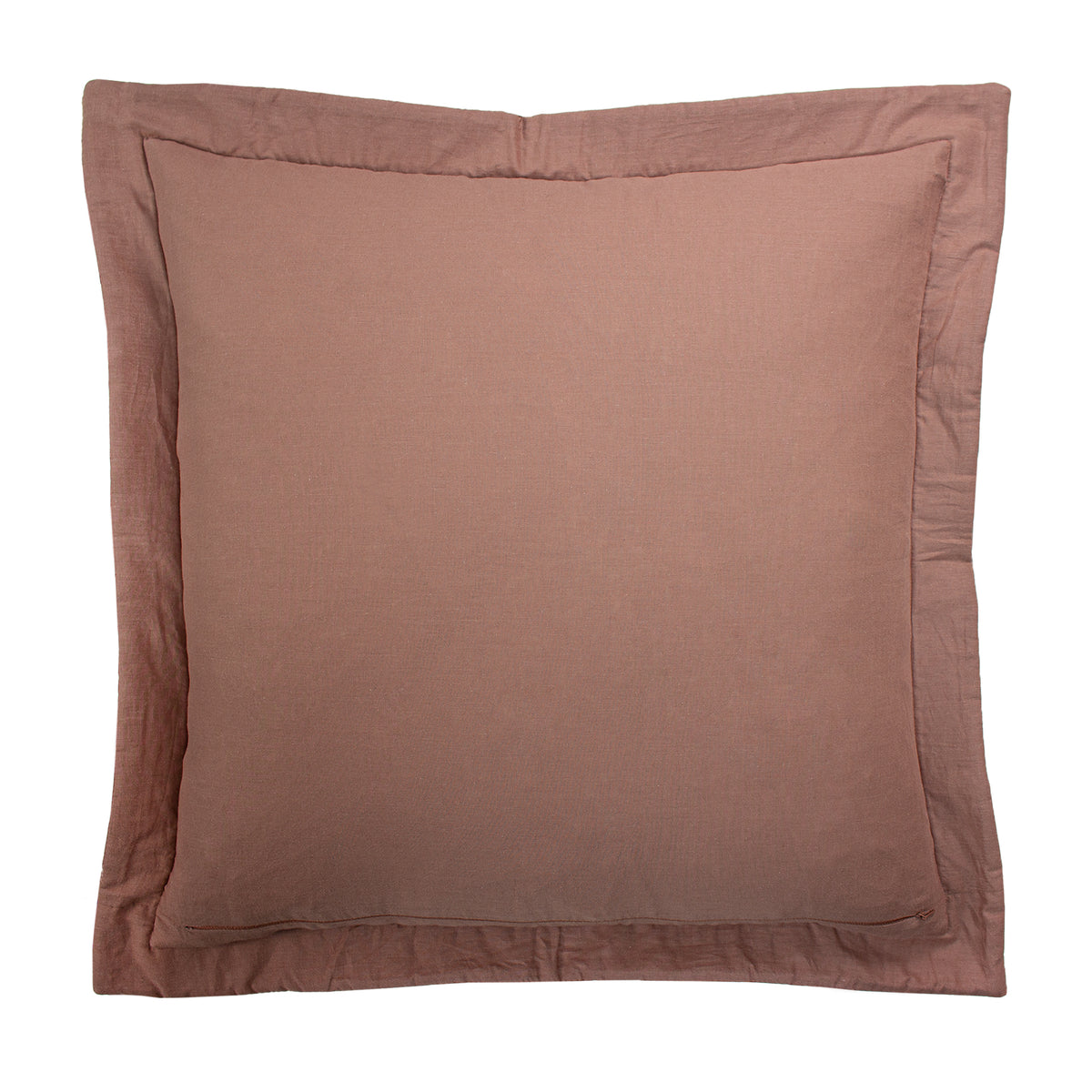 Paoletti Palmeria Quilted Velvet Filled Cushion 60cm x 60cm Blush