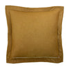 Paoletti Palmeria Quilted Velvet Filled Cushion 60cm x 60cm Gold