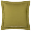 Paoletti Palmeria Quilted Velvet Filled Cushion 60cm x 60cm Moss