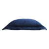 Paoletti Palmeria Quilted Velvet Filled Cushion 60cm x 60cm Navy