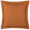 Paoletti Palmeria Quilted Velvet Filled Cushion 60cm x 60cm Rust